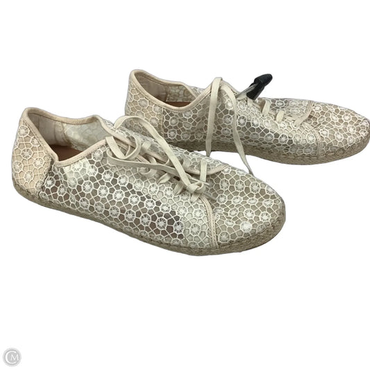 Sandals Flats By Toms In Cream, Size: 12