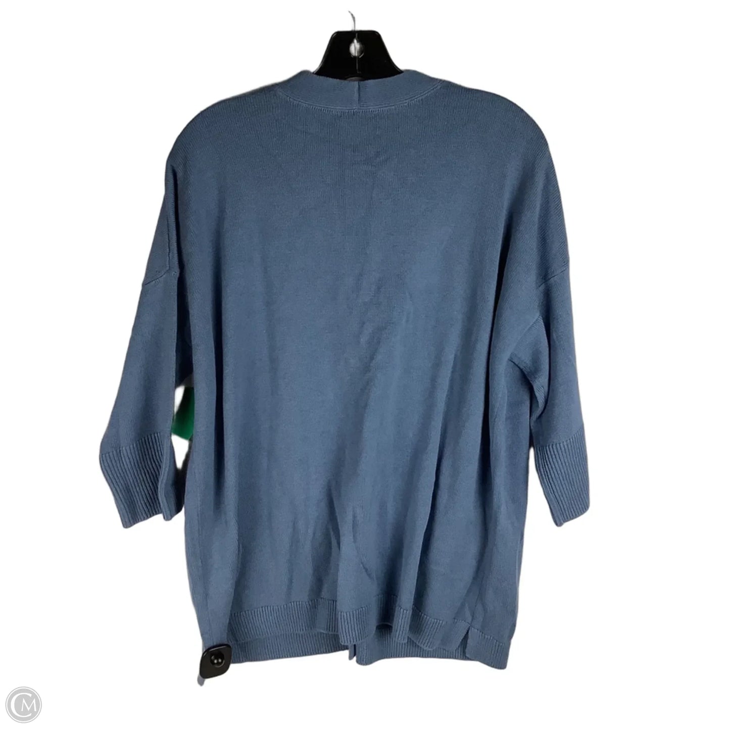 Sweater Cardigan By J. Jill In Blue, Size: L petite
