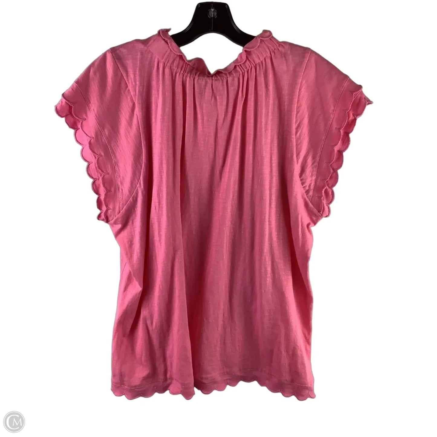 Top Short Sleeve Basic By Crown And Ivy In Pink, Size: Xxl