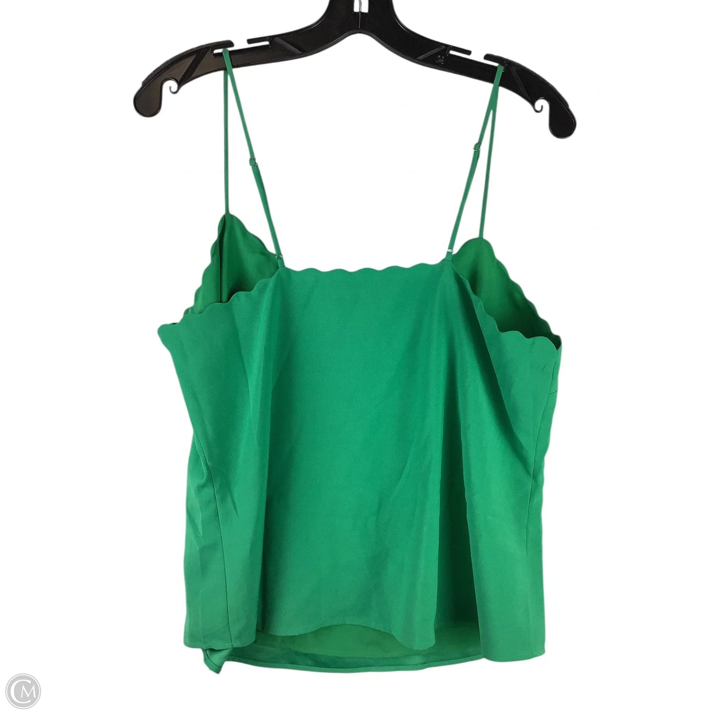 Top Sleeveless By J. Crew In Green, Size: 12