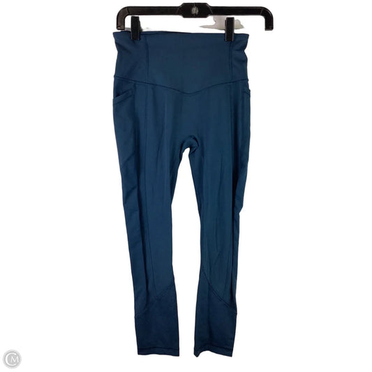 Athletic Leggings Capris By Lululemon In Blue, Size: 4