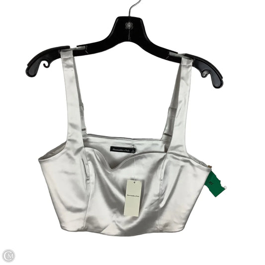 Top Sleeveless By Abercrombie And Fitch In White, Size: L