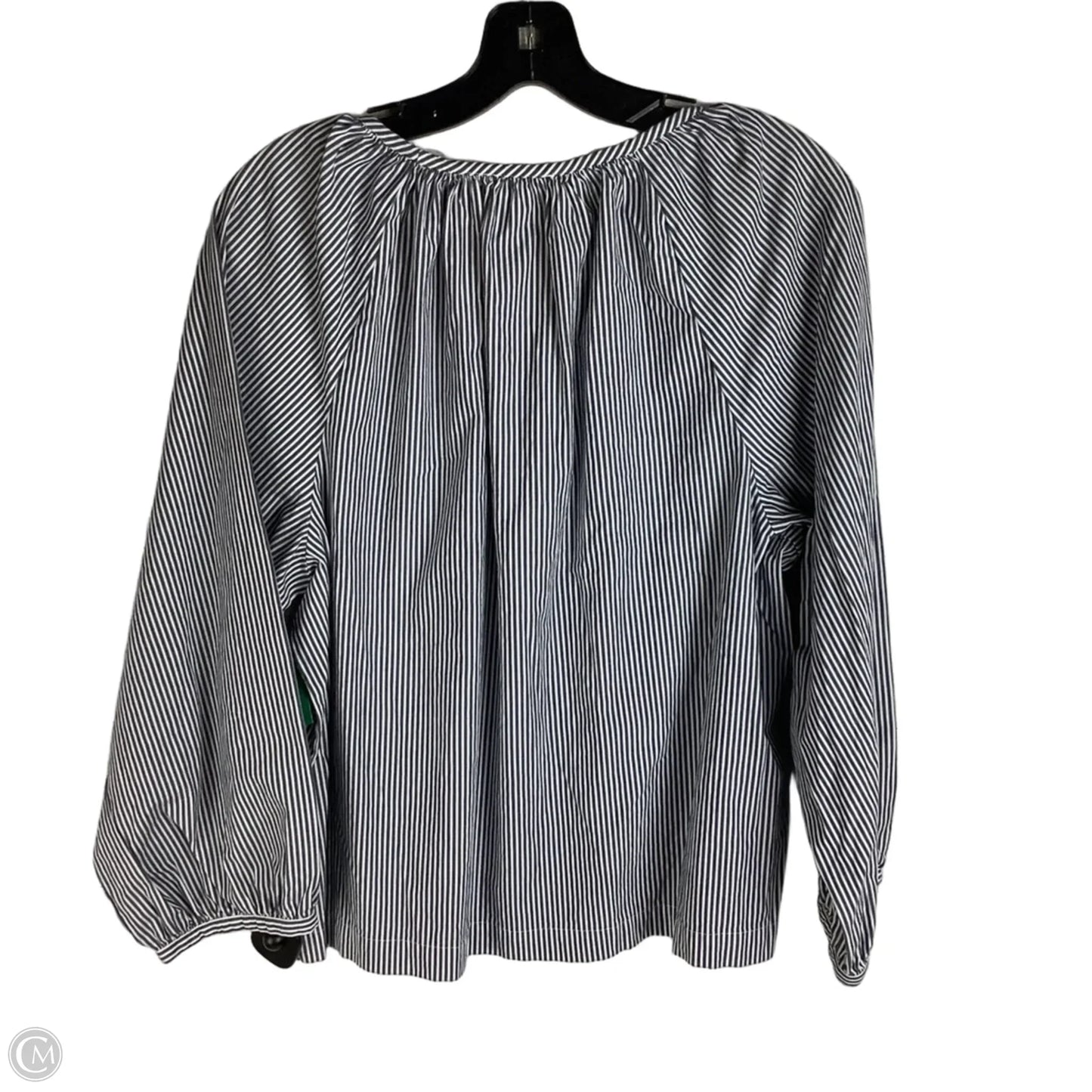 Top Long Sleeve By J. Crew In Striped Pattern, Size: L