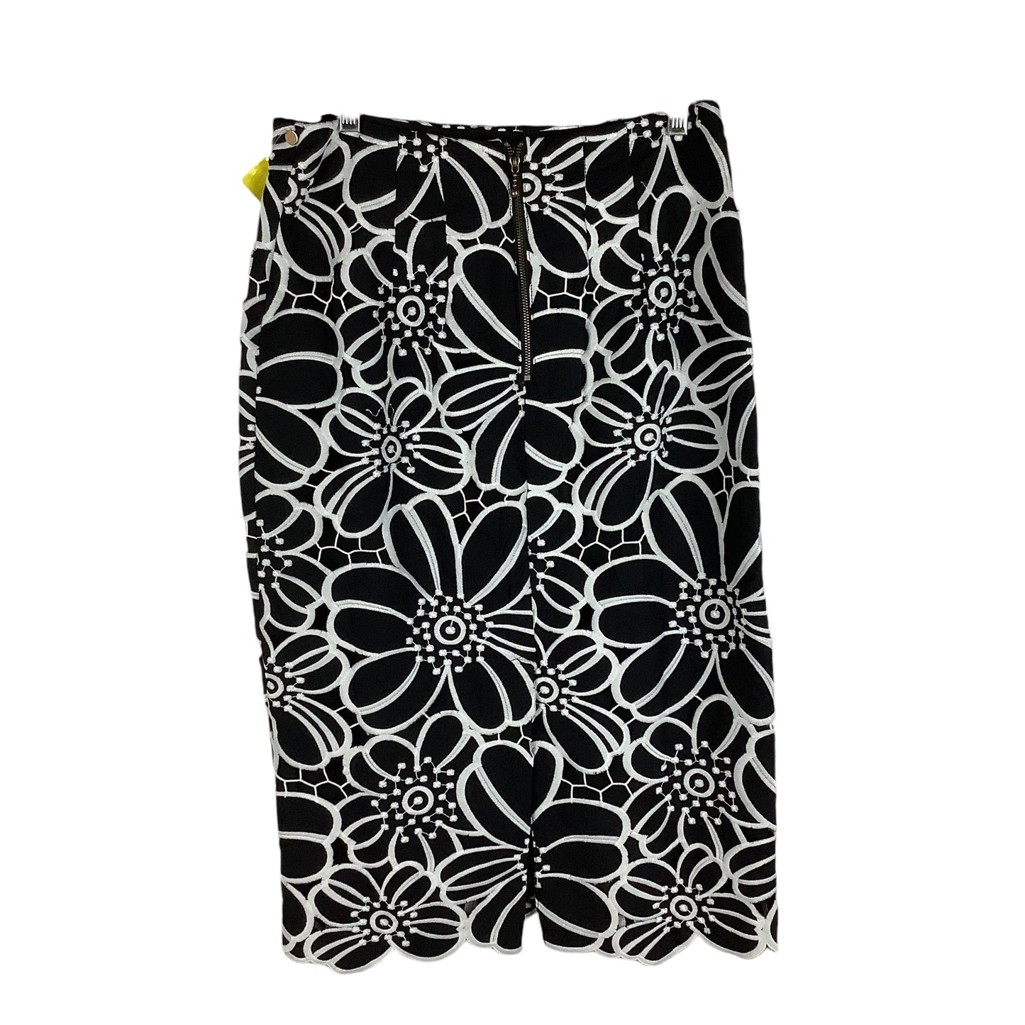 Skirt Midi By Maeve In Black & White, Size: 6