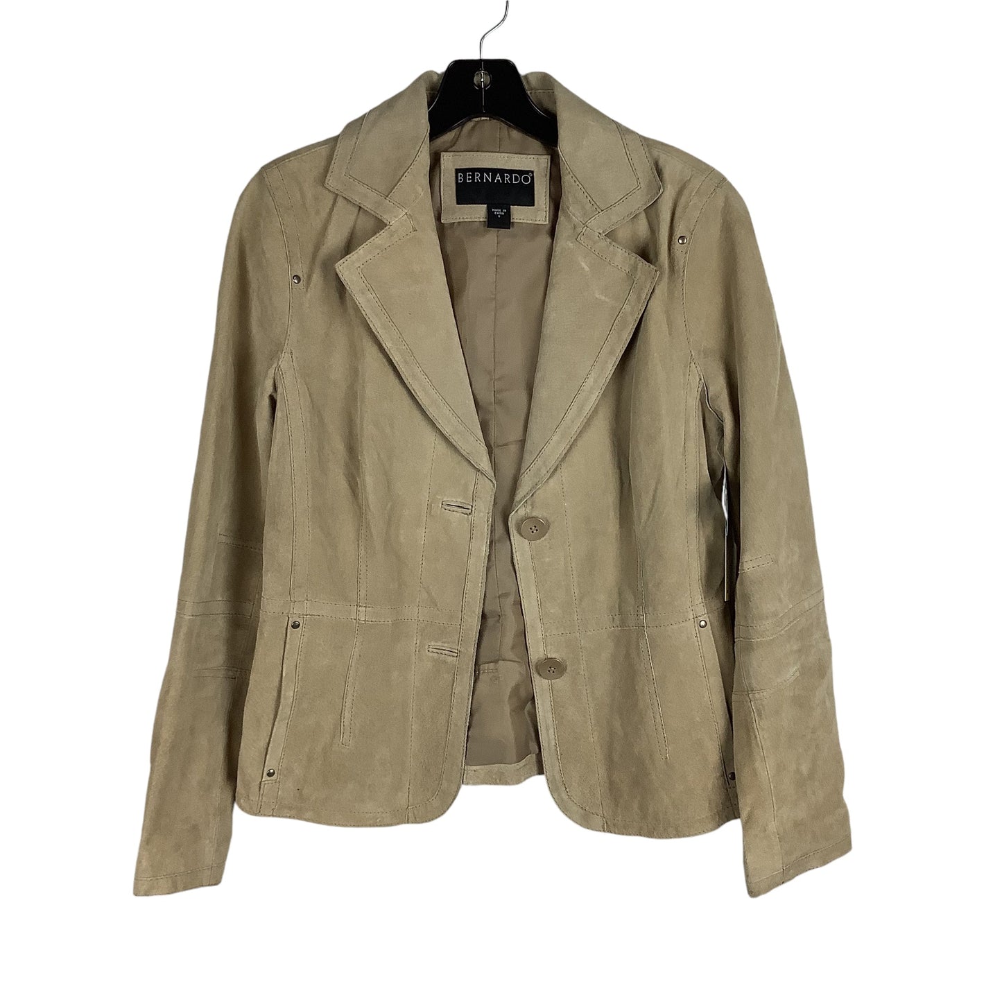 Jacket Designer By Bernardo In Tan, Size: S