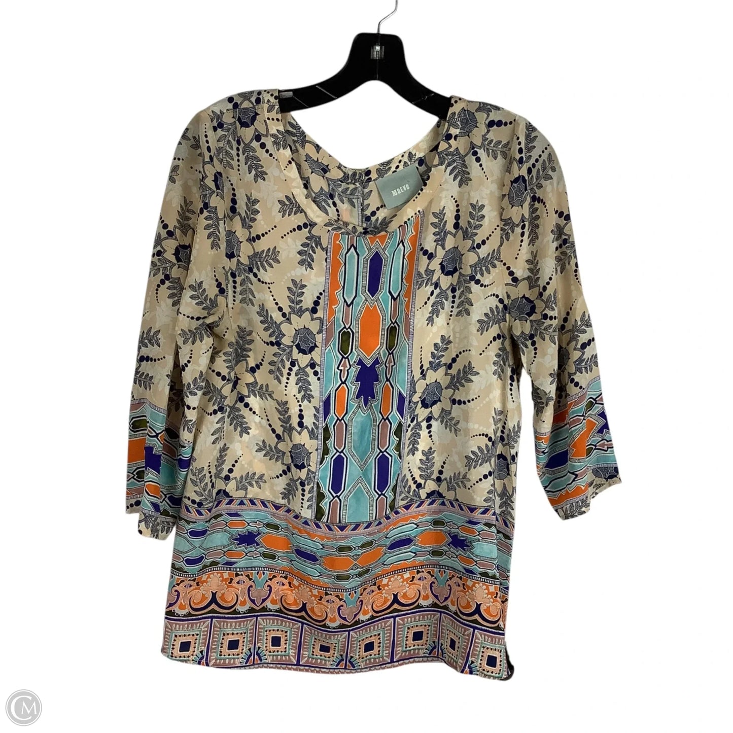 Top Short Sleeve By Maeve In Multi-colored, Size: 6