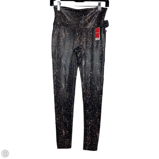 Athletic Leggings By Spanx In Snakeskin Print, Size: M