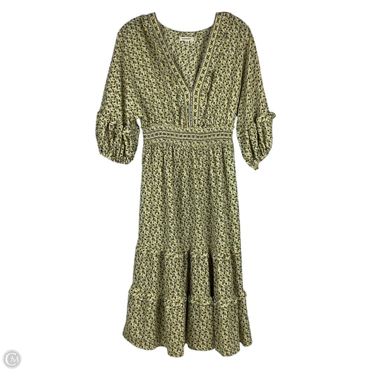 Dress Casual Midi By Top Shop In Green, Size: 8