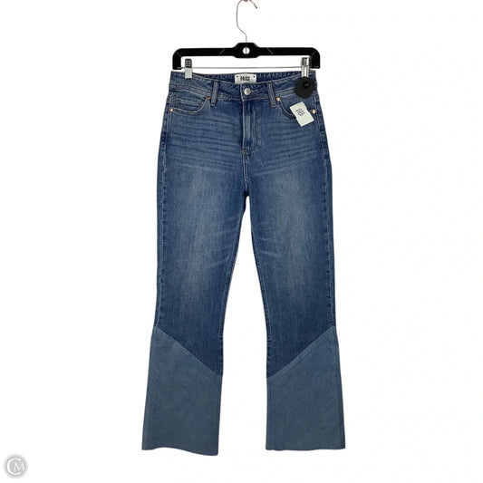 Jeans Straight By Paige In Blue Denim, Size: 2