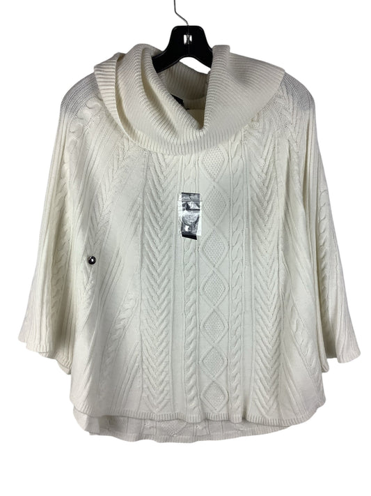 Poncho By White House Black Market In Cream, Size: Xs