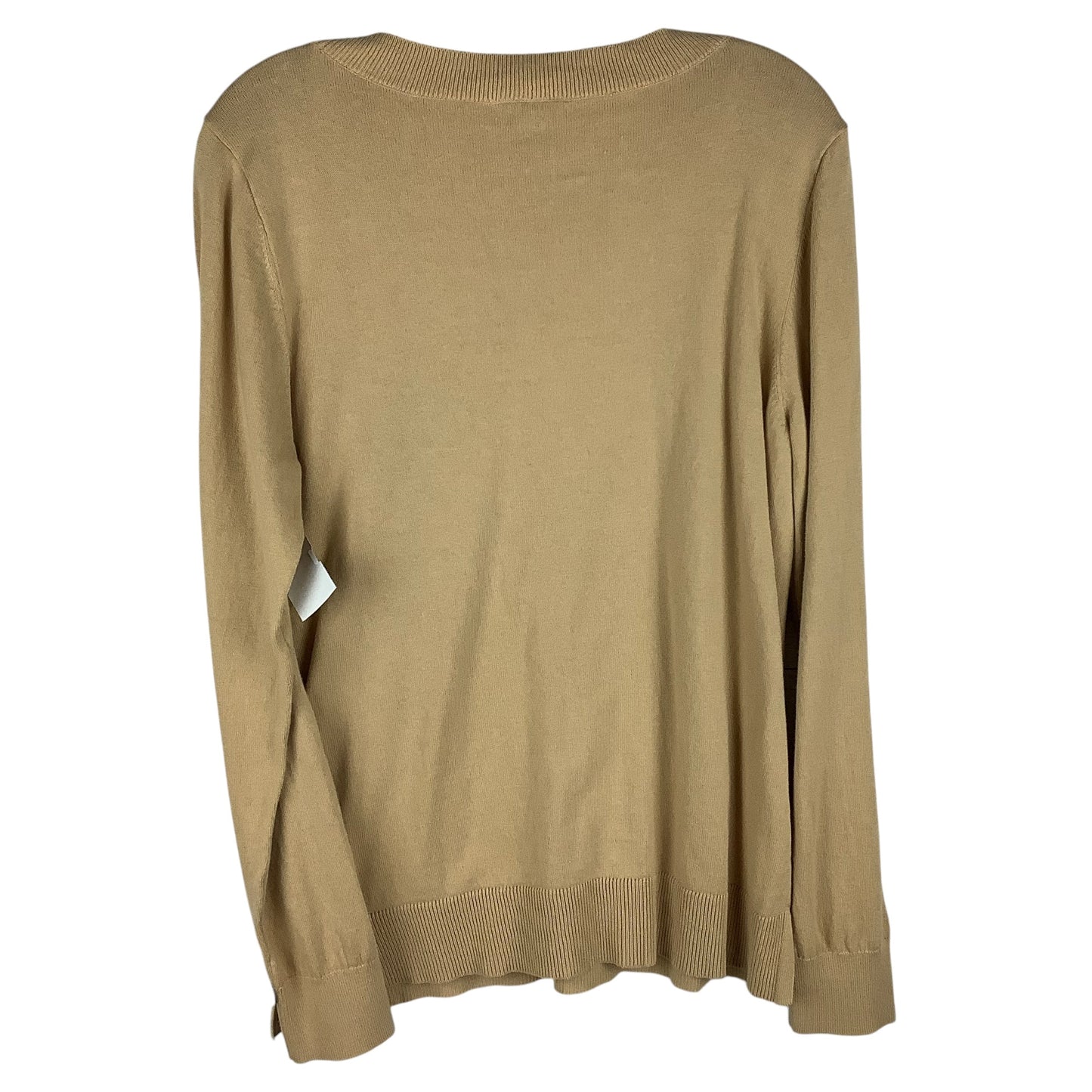 Top Long Sleeve By Loft In Brown, Size: L