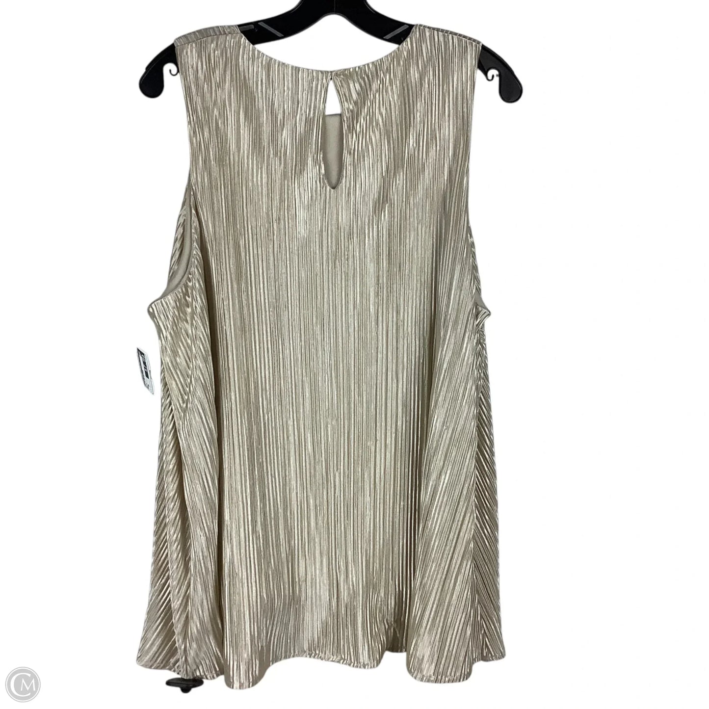 Top Sleeveless By A New Day In Beige, Size: Xl