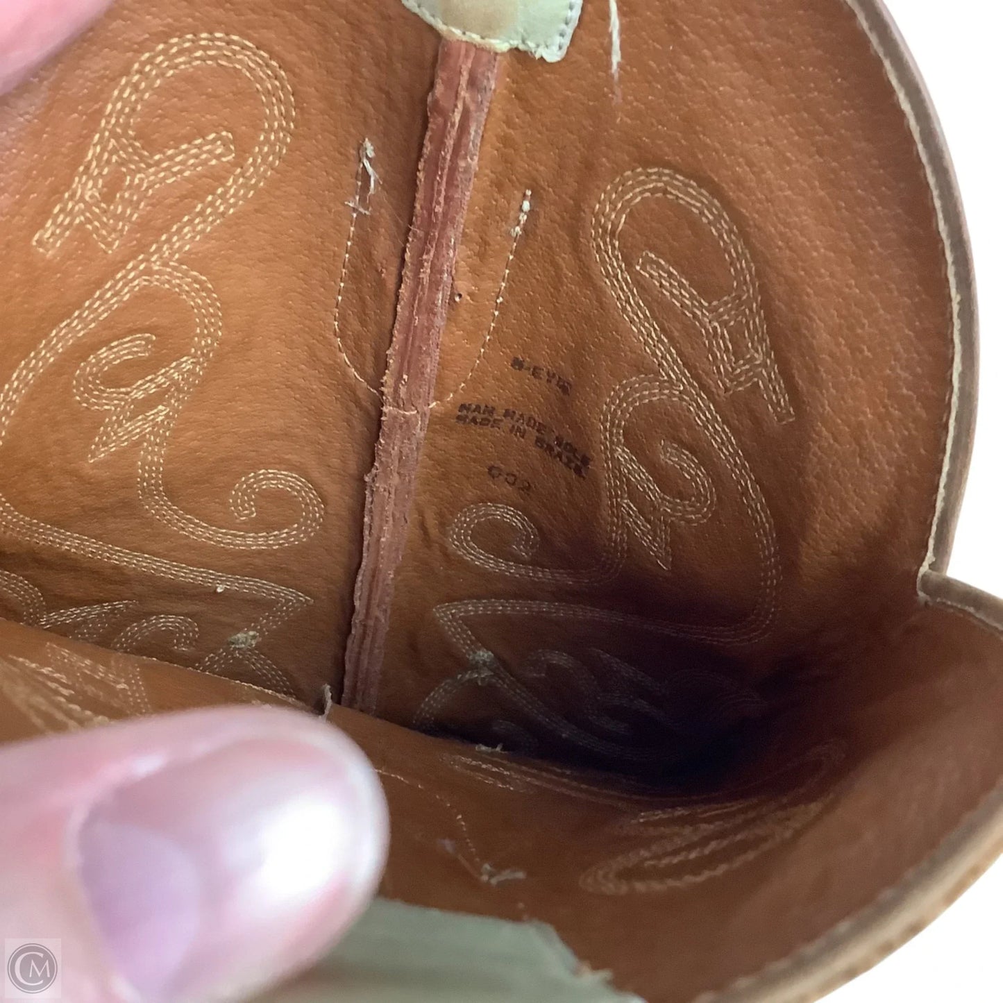 Boots Western By Nine West In Brown, Size: 6.5