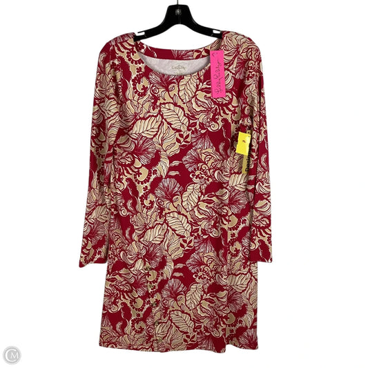 Dress Designer By Lilly Pulitzer In Red, Size: M