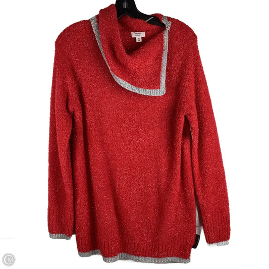 Sweater By Crown And Ivy In Red, Size: M