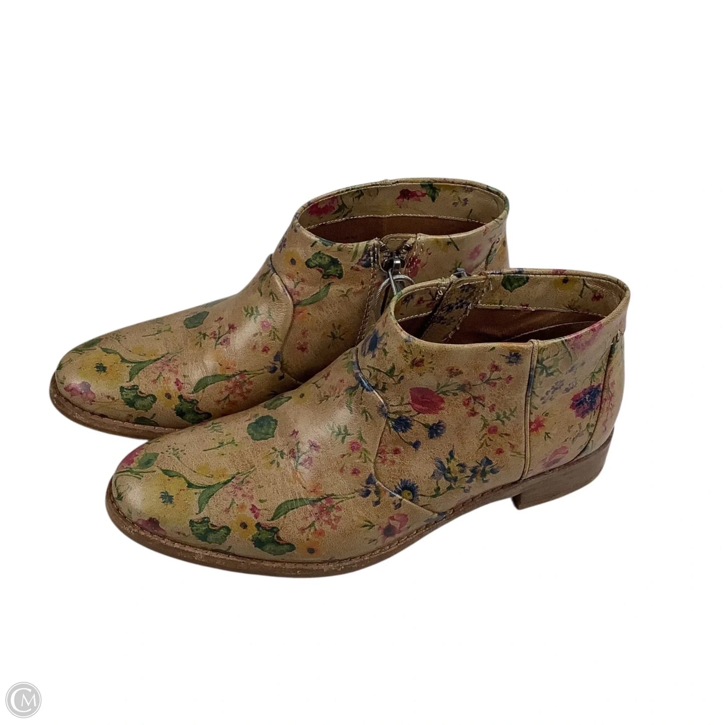 Boots Designer By Patricia Nash In Floral Print, Size: 6.5