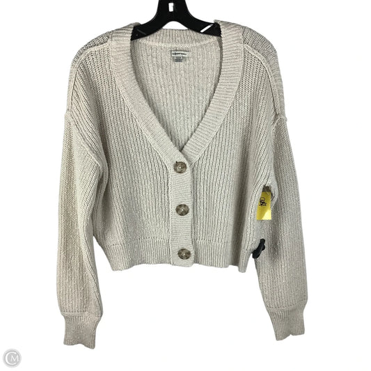 Sweater Cardigan By American Eagle In Cream, Size: S