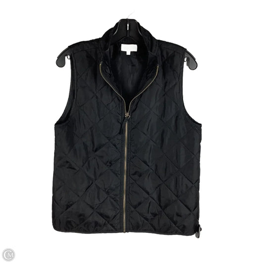 Vest Puffer & Quilted By Mudpie In Black, Size: M
