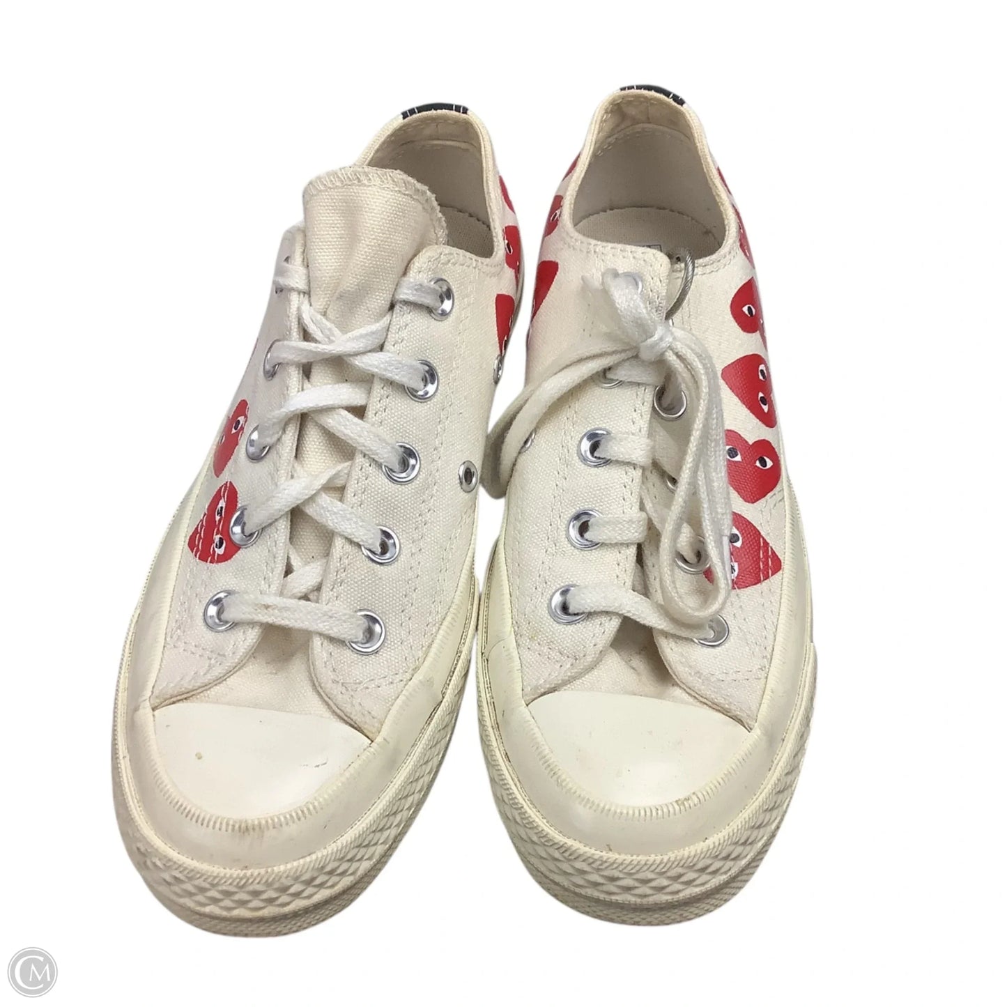 Shoes Sneakers By Converse In Cream & Red, Size: 6