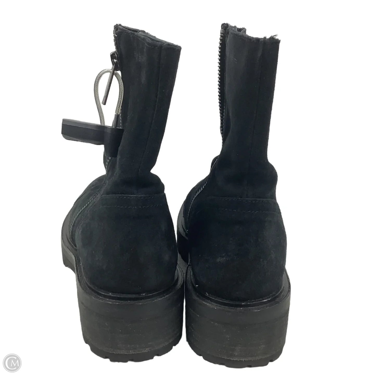 Boots Ankle Heels By Cmc In Black, Size: 6.5