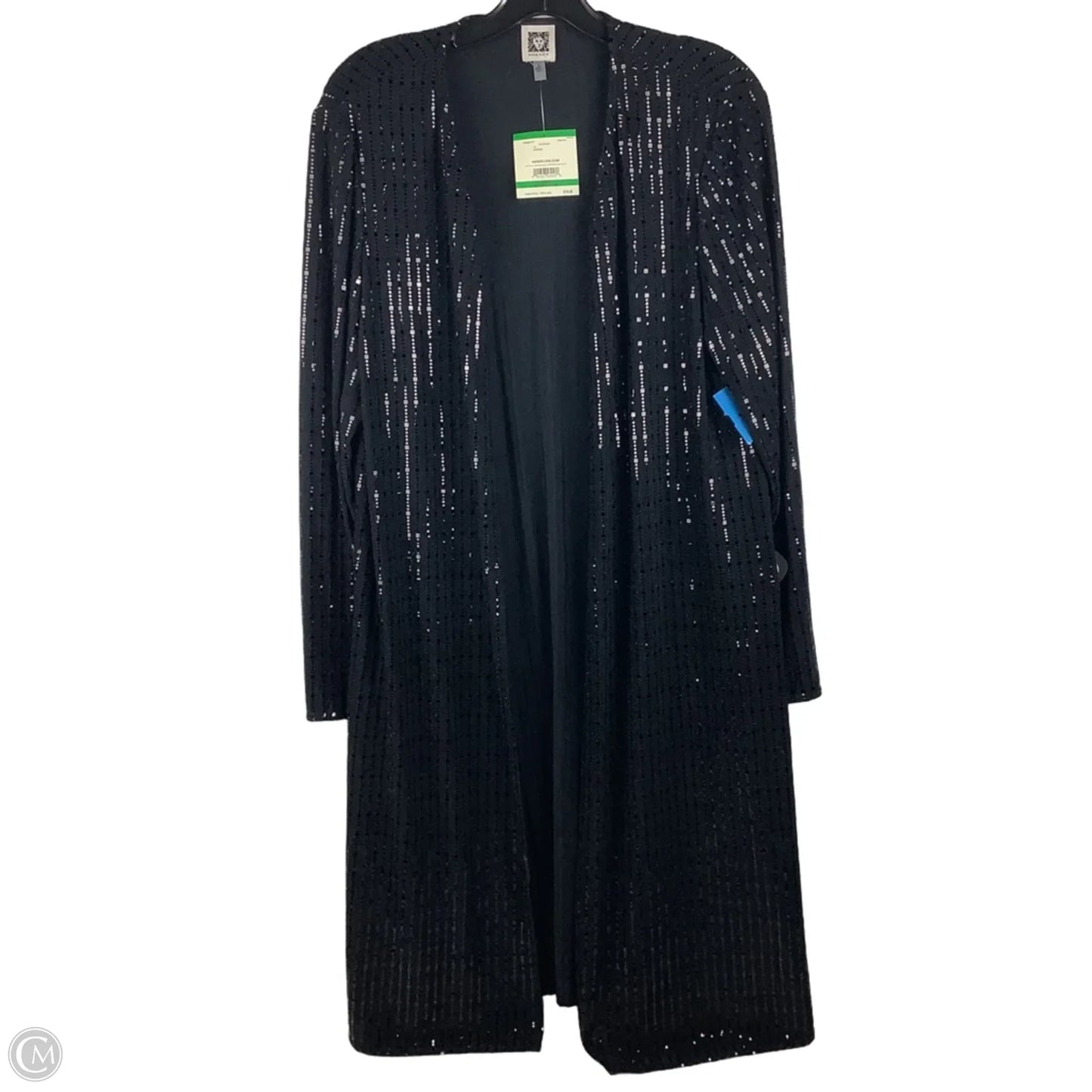 Cardigan By Anne Klein In Black, Size: L