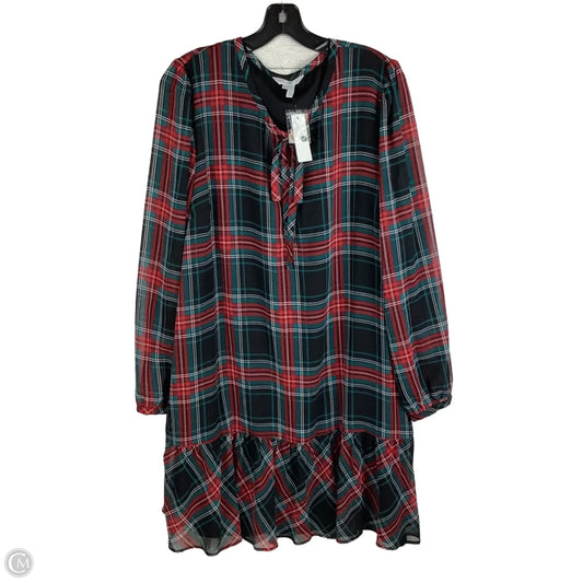 Dress Party Short By Draper James In Plaid Pattern, Size: Xxl