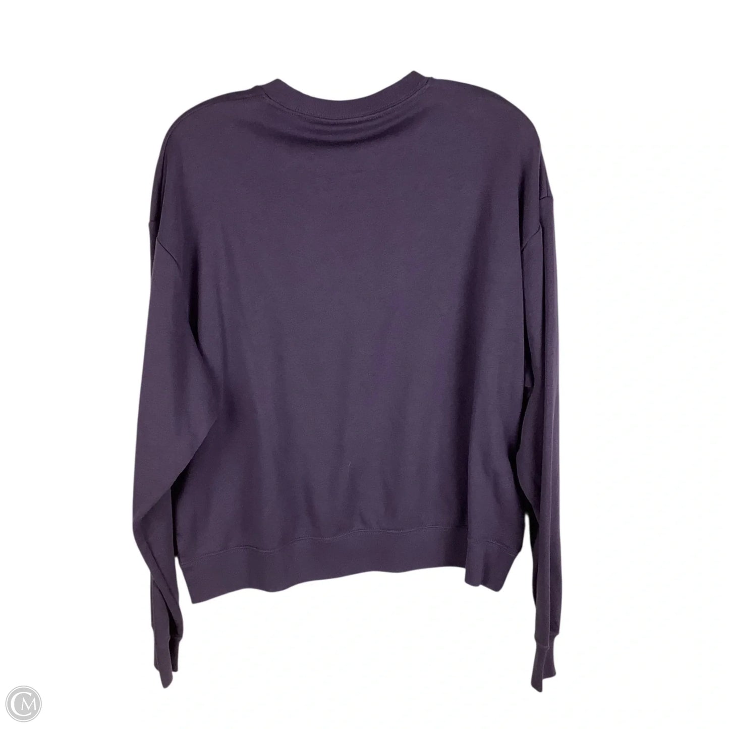 Athletic Sweatshirt Crewneck By Nike Apparel In Purple, Size: M