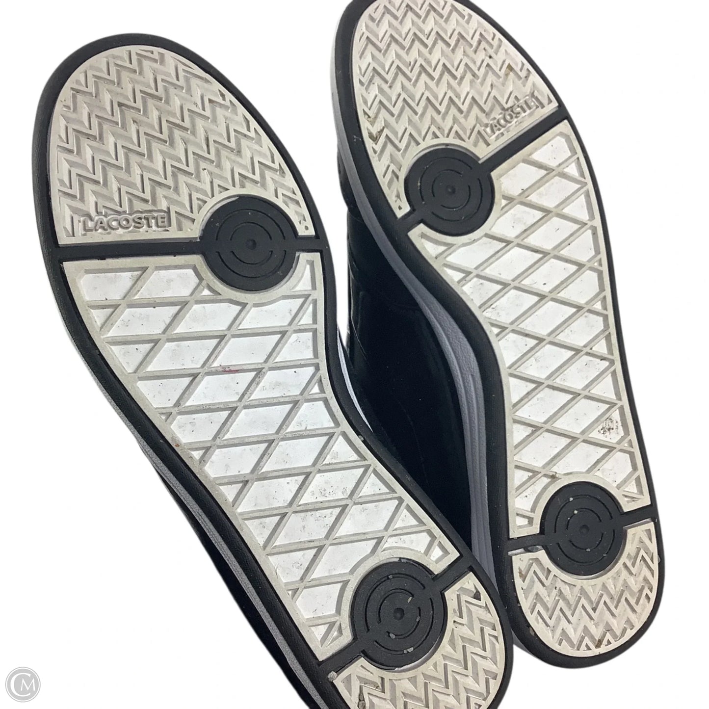 Shoes Sneakers By Lacoste In Black, Size: 7