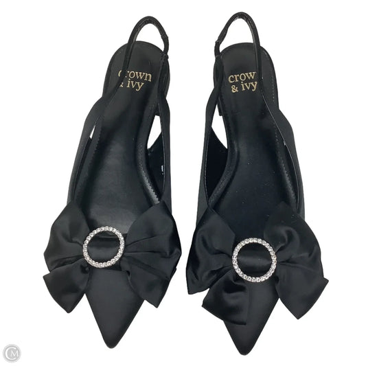 Shoes Flats By Crown And Ivy In Black, Size: 7