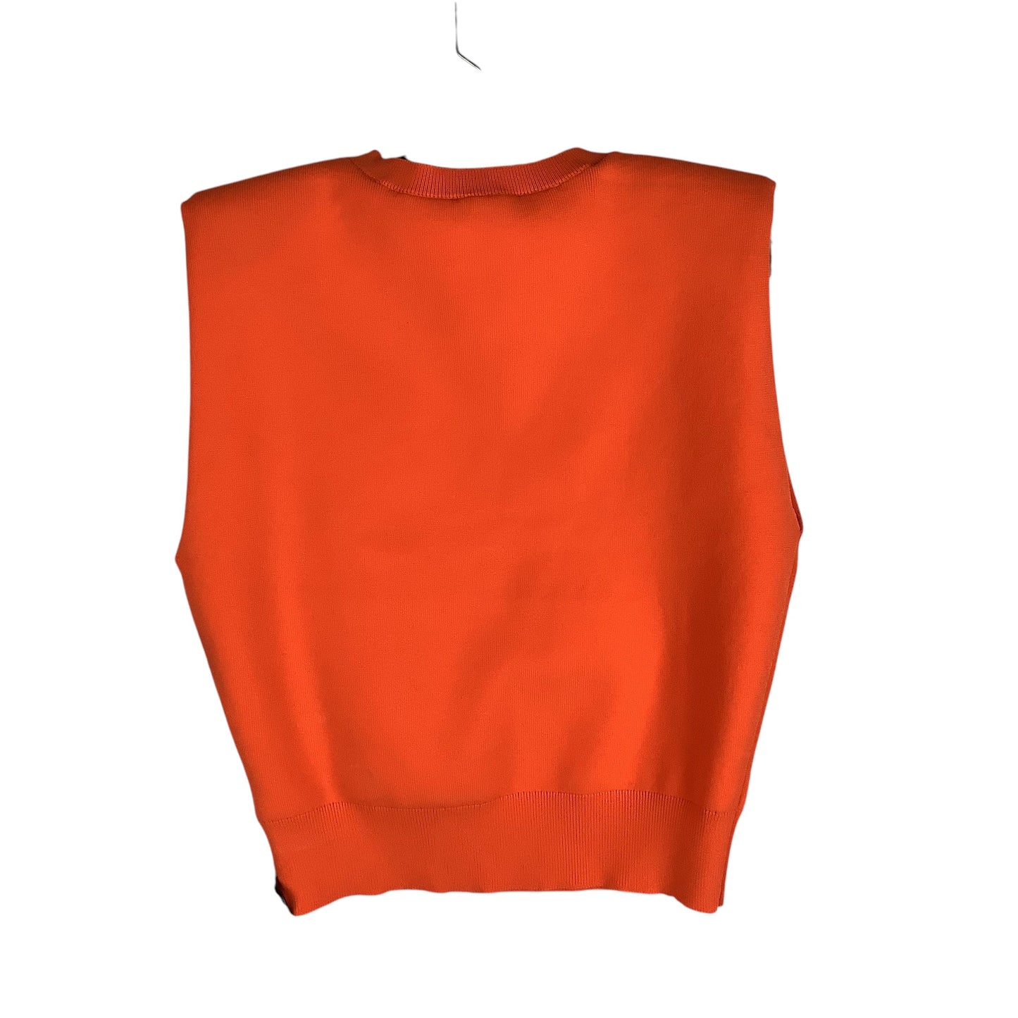 Vest Sweater By Express In Orange, Size: S