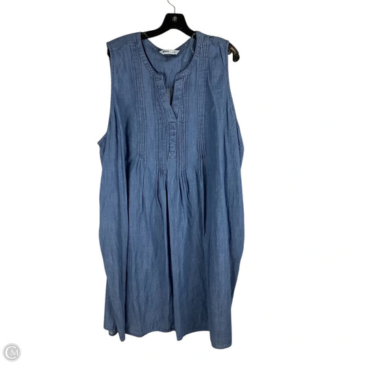 Dress Casual Short By Sonoma In Blue Denim, Size: 4x