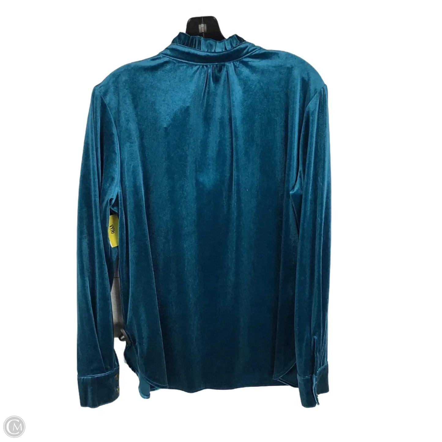Top Long Sleeve By Clothes Mentor In Teal, Size: L
