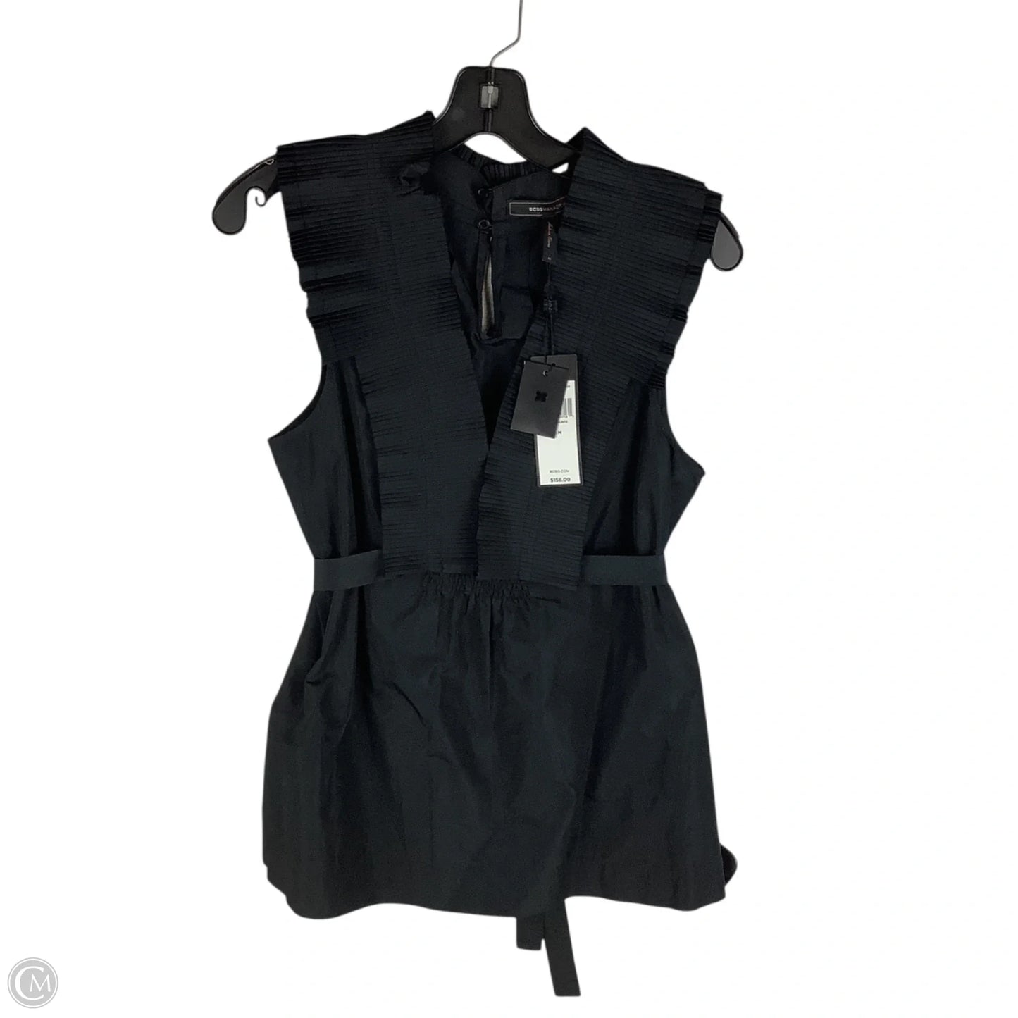 Top Sleeveless By Bcbg In Black, Size: M
