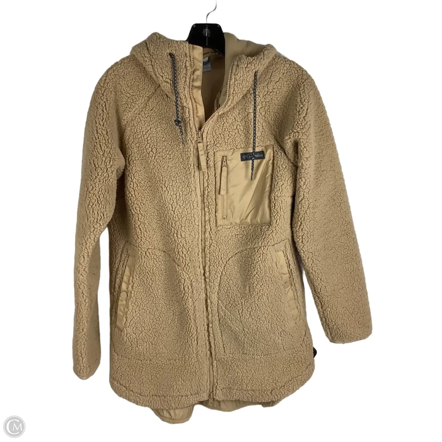 Jacket Fleece By Columbia In Brown, Size: S