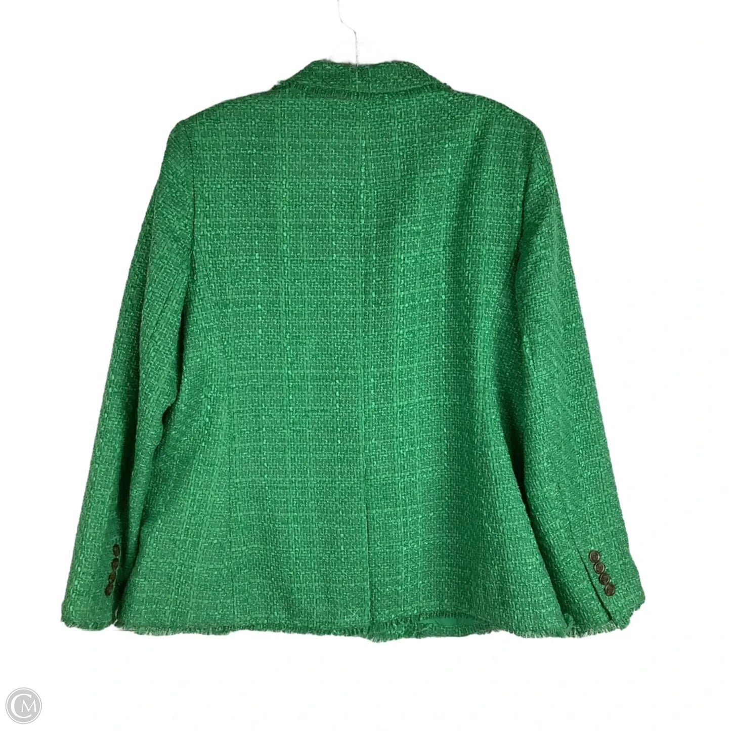 Blazer By Ann Taylor In Green, Size: 16 PETITE