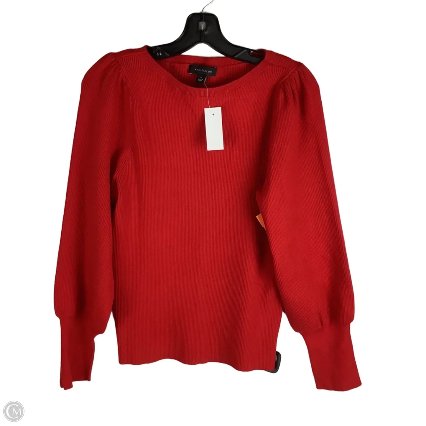 Sweater By Ann Taylor In Red, Size: Xl