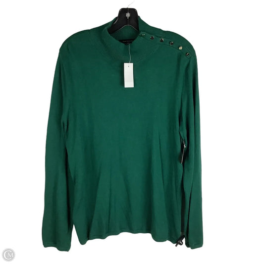 Top Long Sleeve By Ann Taylor In Green, Size: Xl