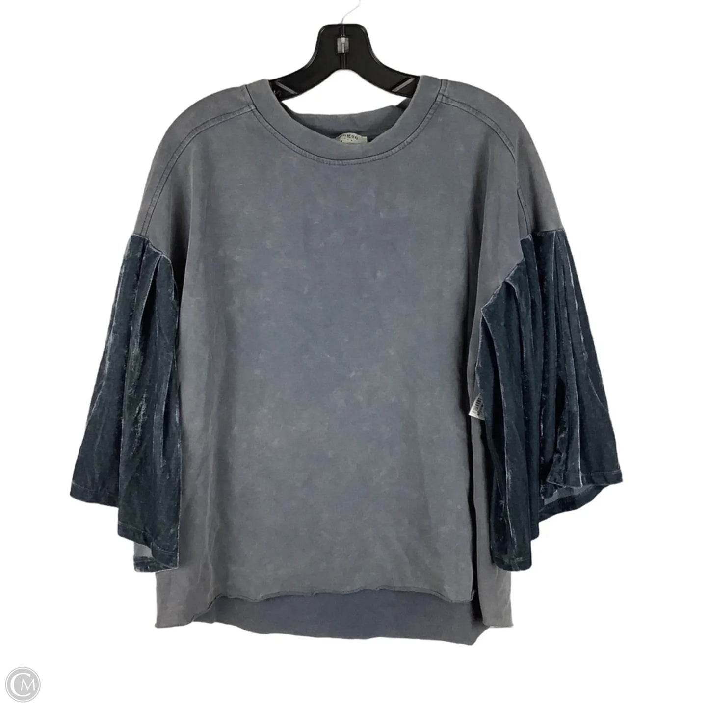 Top Long Sleeve By Umgee In Blue, Size: S