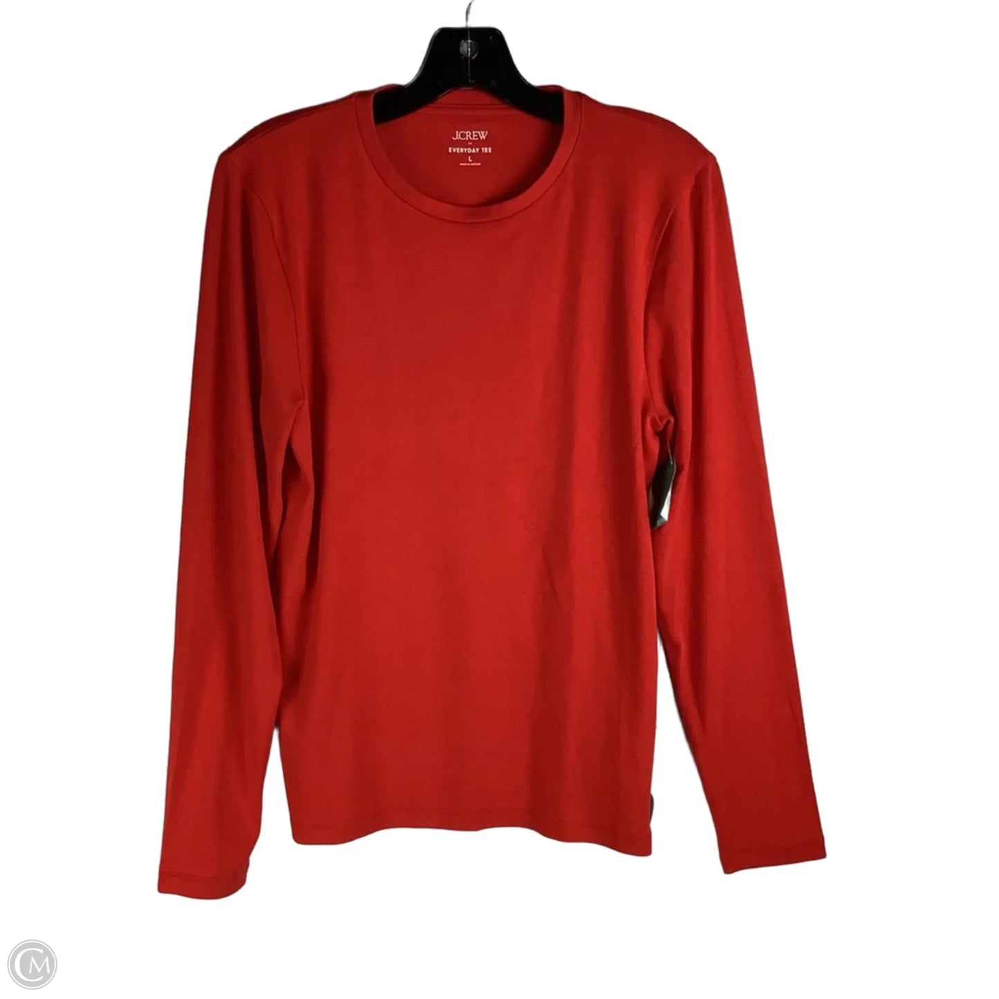 Top Long Sleeve Basic By J. Crew In Red, Size: L