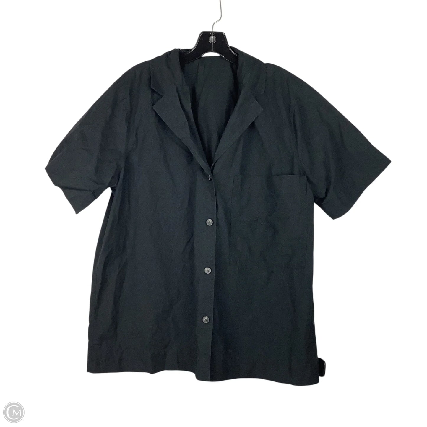 Top Short Sleeve By Everlane In Black, Size: L