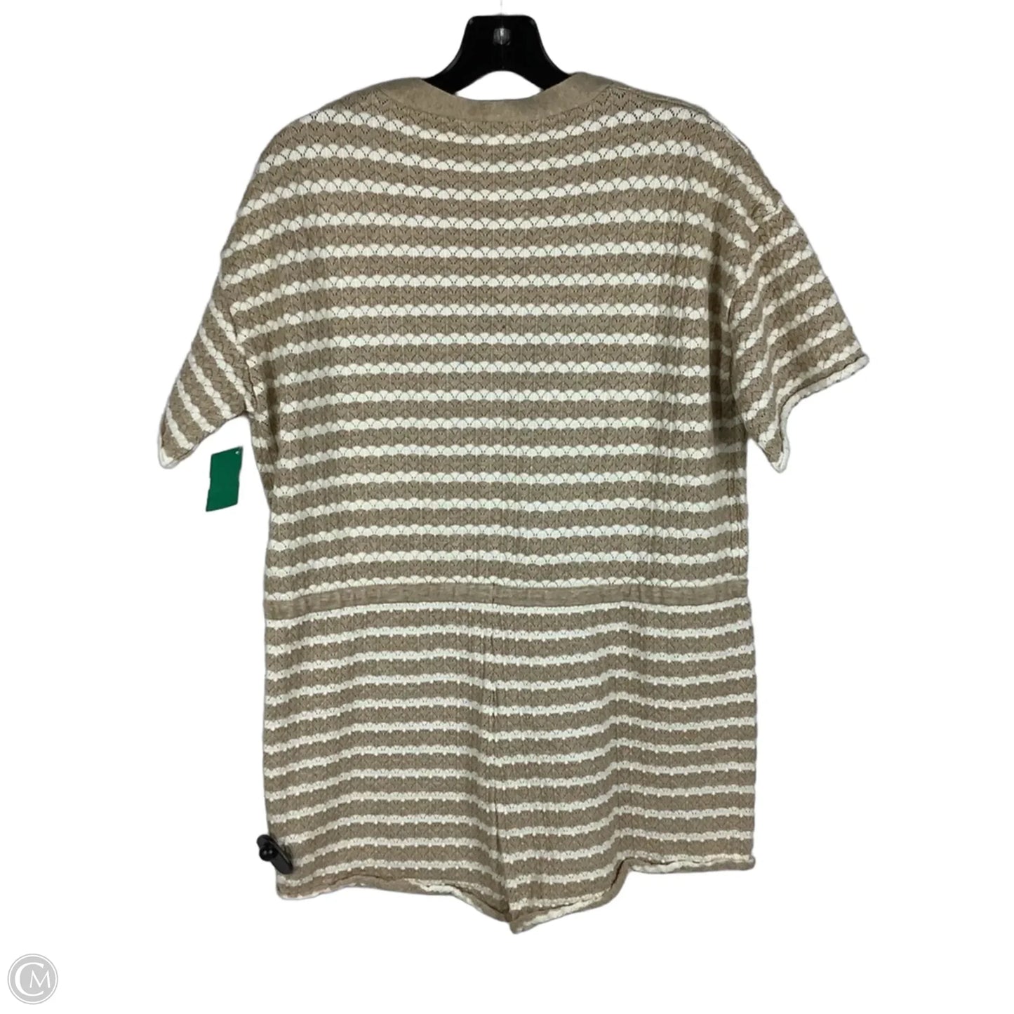 Romper By Mable In Brown & Cream, Size: M/L