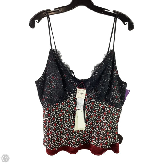Top Sleeveless By Abercrombie And Fitch In Multi-colored, Size: L