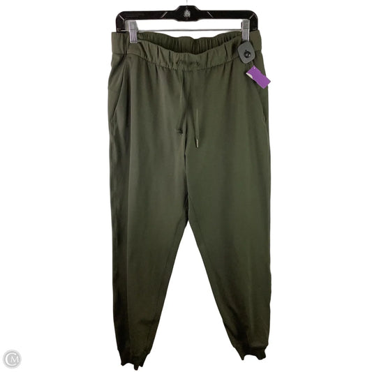 Athletic Pants By Lululemon In Green, Size: 8