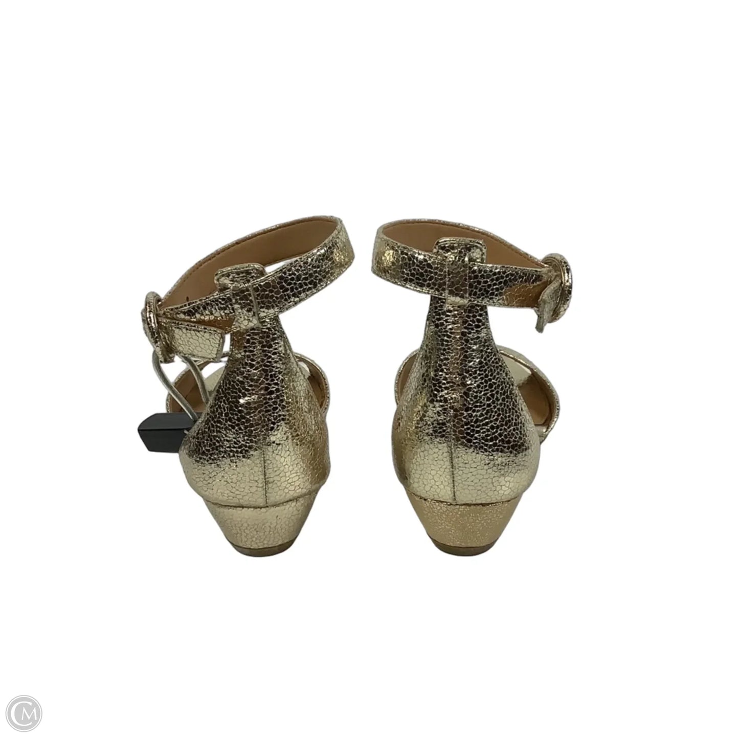 Sandals Heels Wedge By J. Crew In Gold, Size: 6.5