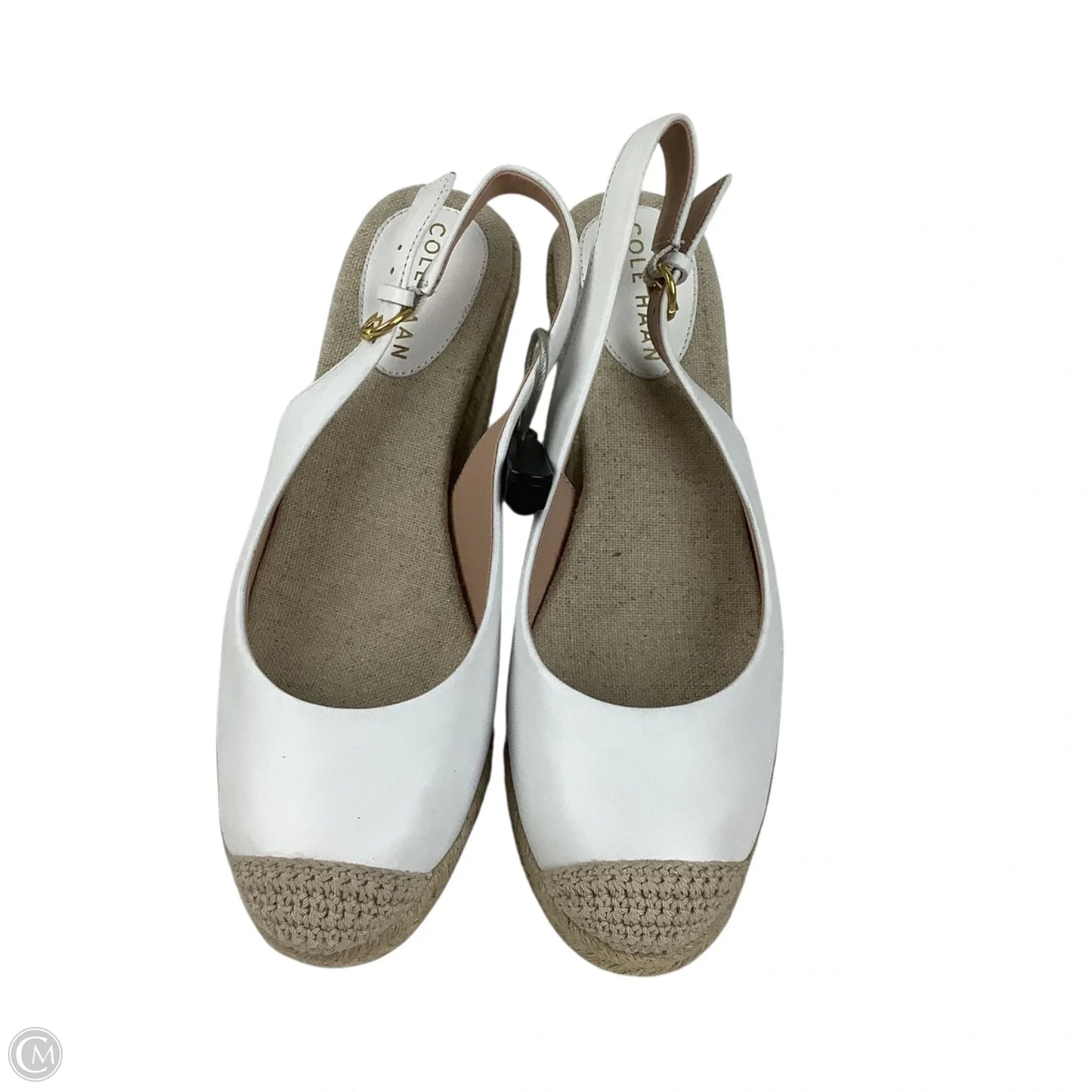 Shoes Heels Wedge By Cole-haan In White, Size: 8