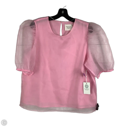 Top Short Sleeve By Clothes Mentor In Pink, Size: Xl