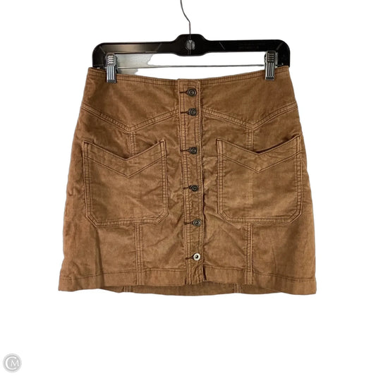 Skirt Mini & Short By Free People In Brown, Size: 2