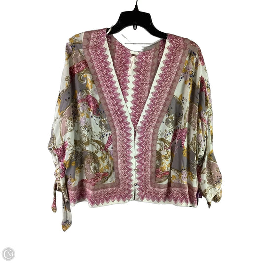 Top Long Sleeve By Free People In Multi-colored, Size: S