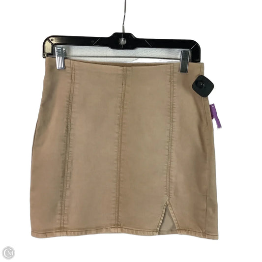 Skirt Mini & Short By Free People In Brown, Size: S