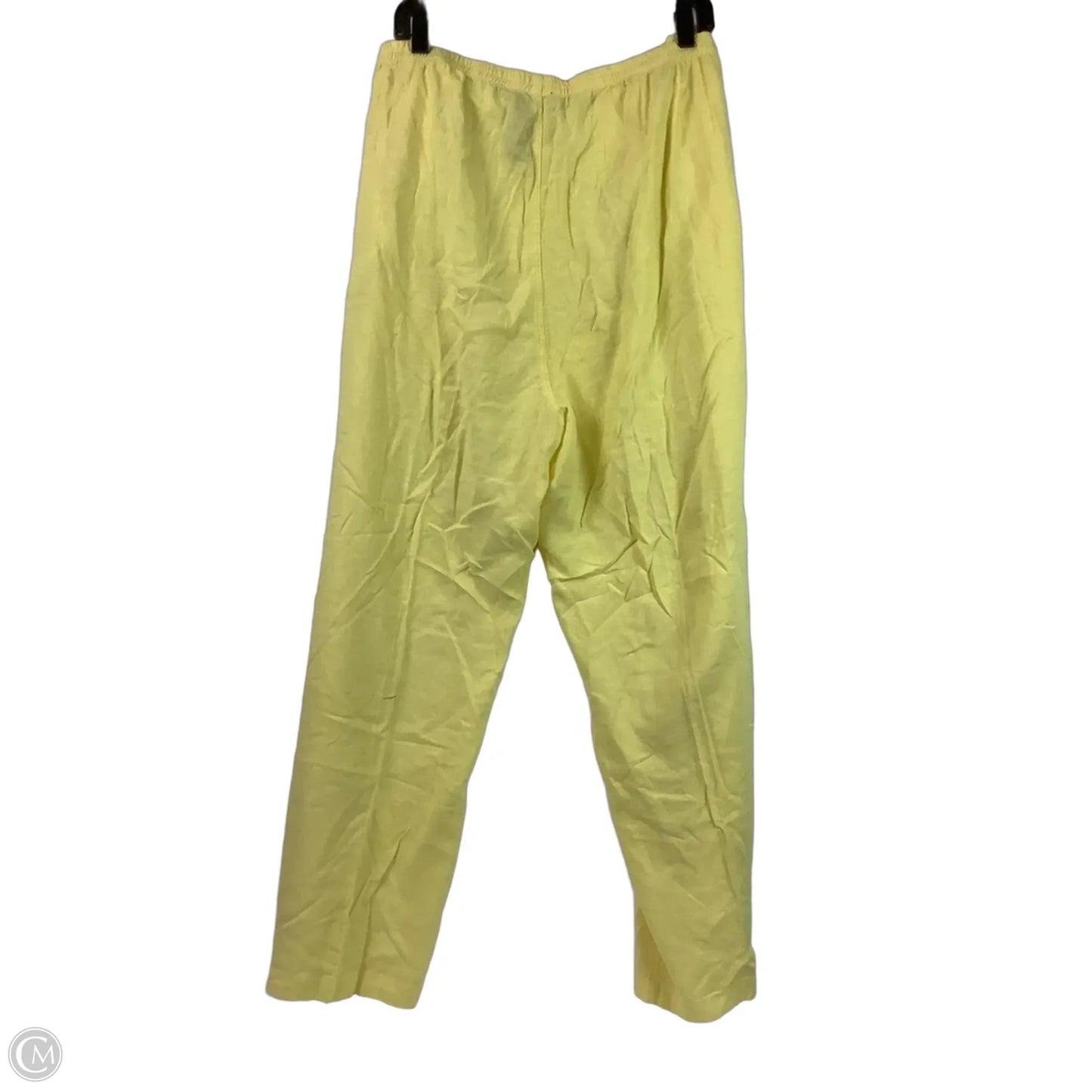 Pants Linen By Zac And Rachel In Yellow, Size: 3x